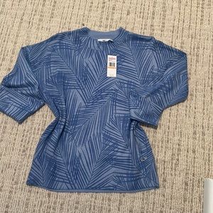 vineyard vines sweater w tropical palms design